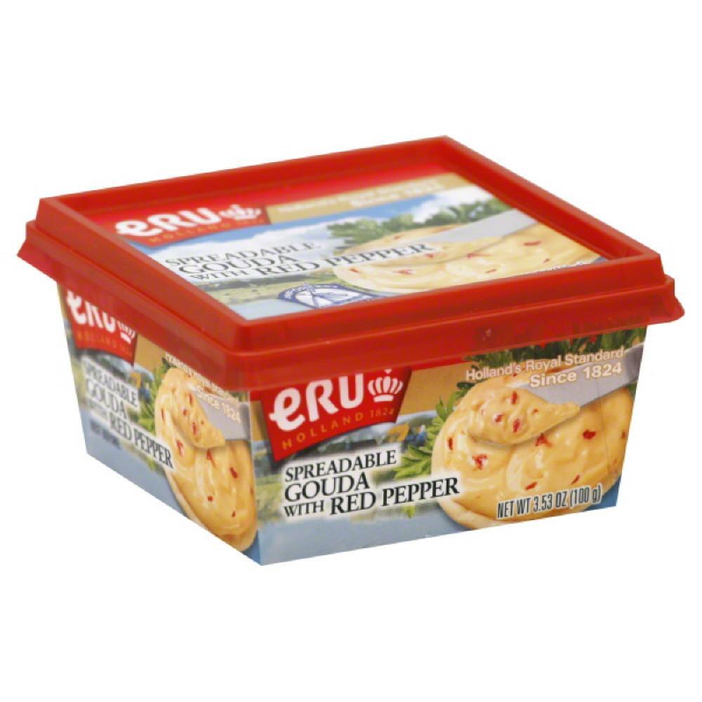 ERU HOLLAND: Spreadable Gouda Cheese with Red Pepper, 3.5 oz - Vending Business Solutions