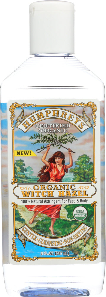 HUMPHREYS: Witch Hazel Astringent Organic, 8 oz - Vending Business Solutions