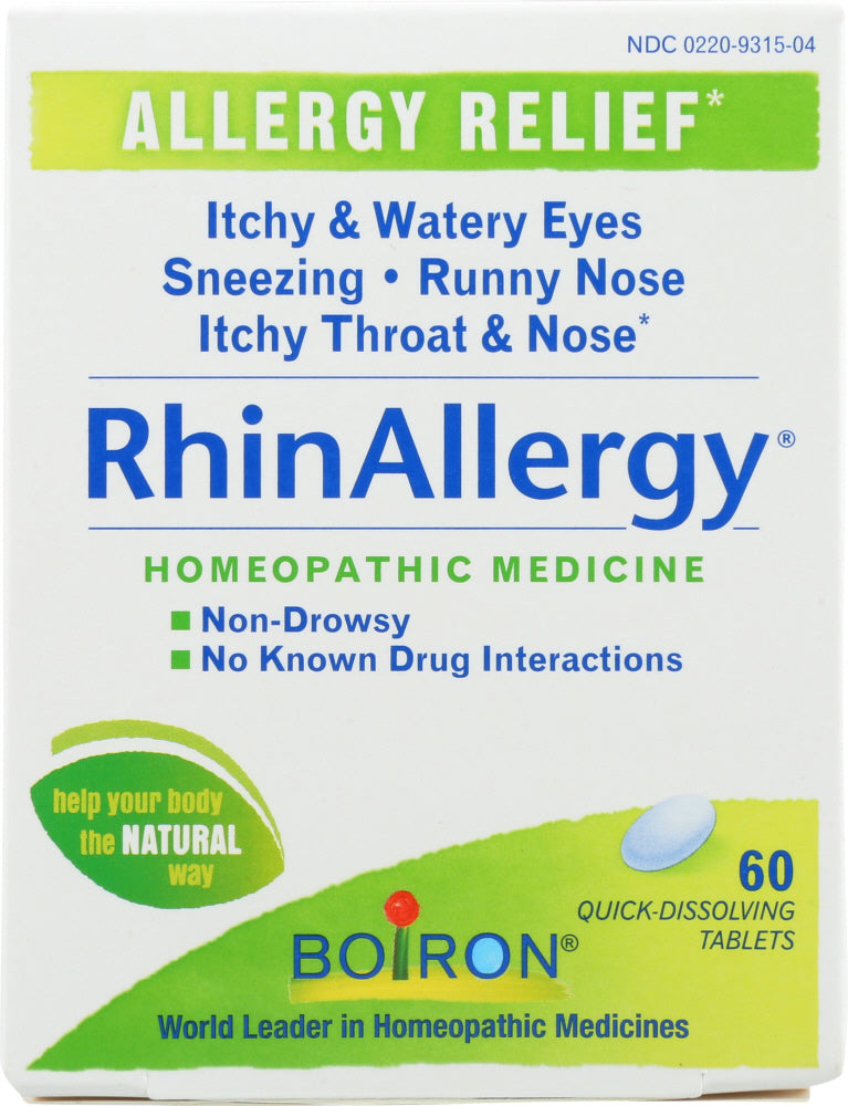 BOIRON: RhinAllergy Tablets, 60 tb - Vending Business Solutions