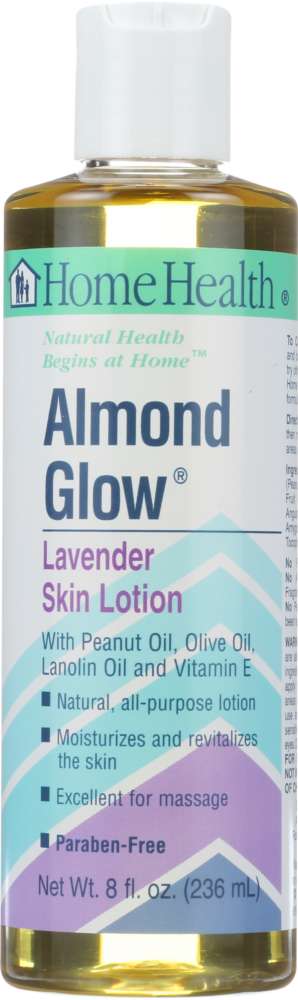 HOME HEALTH: Almond Glow Skin Lotion Lavender, 8 Oz - Vending Business Solutions