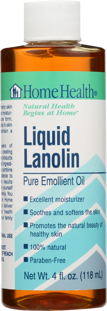 HOME HEALTH: Liquid Lanolin Pure Emollient Oil, 4 Oz - Vending Business Solutions