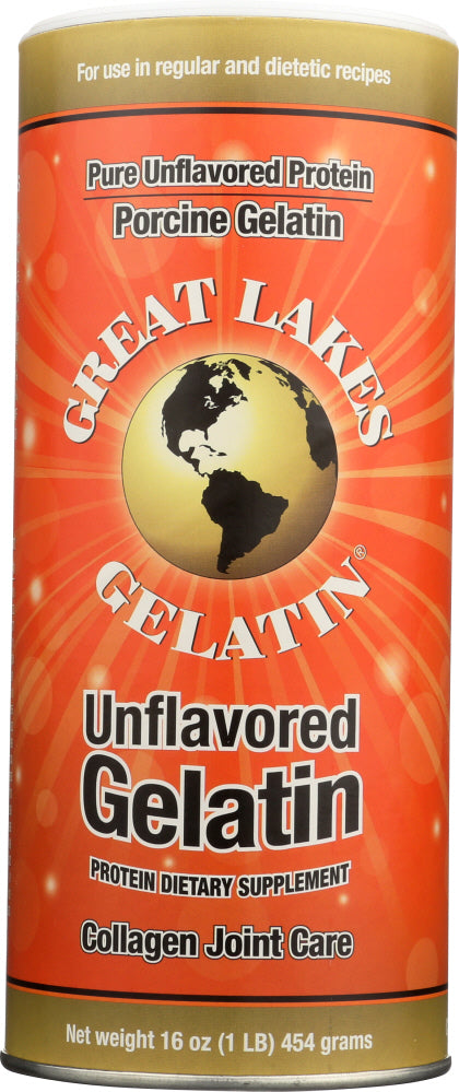 GREAT LAKES: Porcine Gelatin Collagen Joint Care Unflavored, 1 lb - Vending Business Solutions