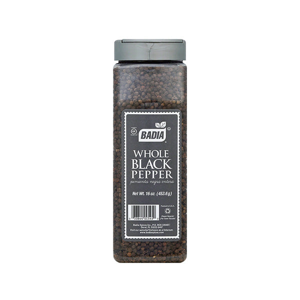 BADIA: Pepper Whole Black, 16 oz - Vending Business Solutions