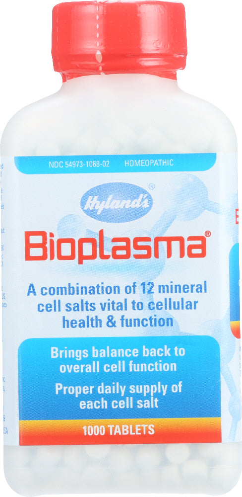 HYLANDS: Bioplasma Cell Salt,, 1000 Tablets - Vending Business Solutions