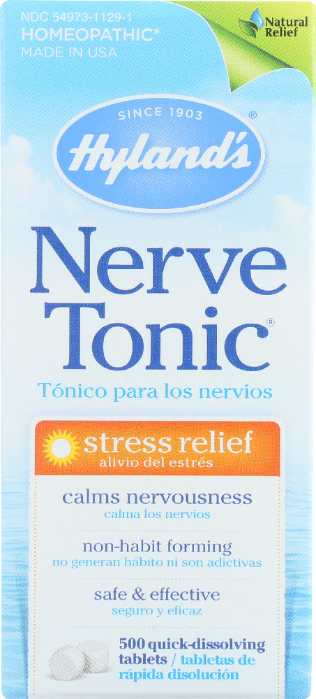 HYLAND'S: Nerve Tonic, 500 Tablets - Vending Business Solutions