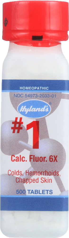 HYLANDS: No.1 Calcium Fluoride 6x, 500 Tablets - Vending Business Solutions