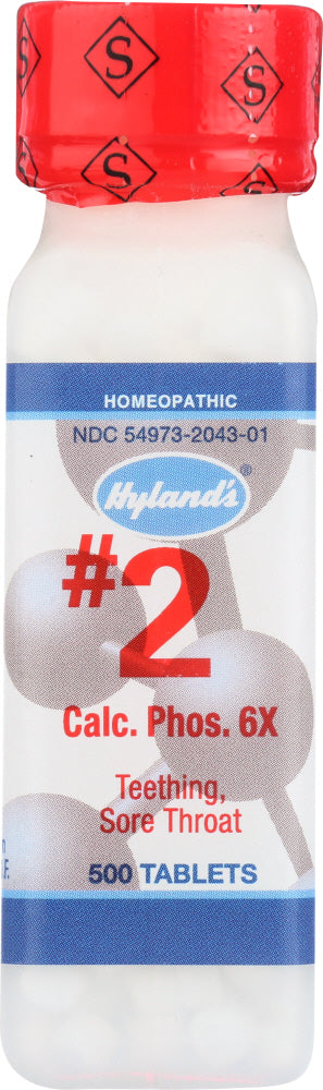 HYLANDS: #2 Calcarea Phosphorica 6X, 500 Tablets - Vending Business Solutions