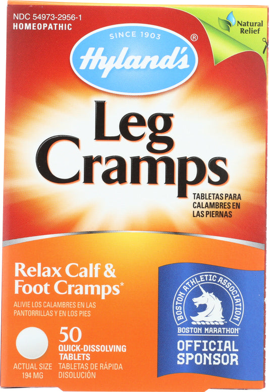 HYLAND'S: Leg Cramps Homeopathic Natural Relief, 50 Tablets - Vending Business Solutions