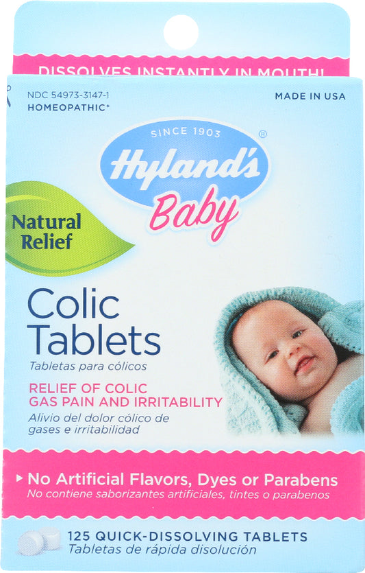 HYLAND'S: Baby Colic Tablets, 125 Tablets - Vending Business Solutions