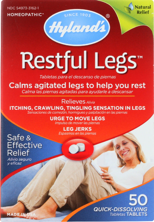 HYLAND'S: Restful Legs, 50 Quick-Dissolving tablets - Vending Business Solutions