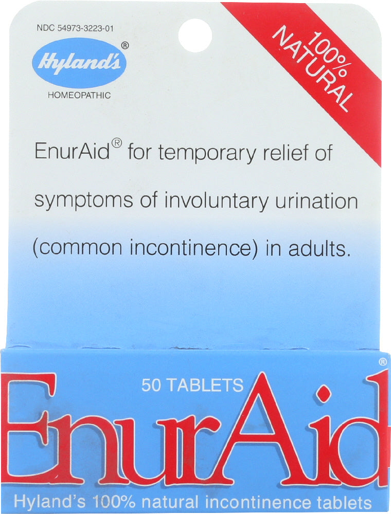 HYLAND'S: EnurAid, 50 Tablets - Vending Business Solutions