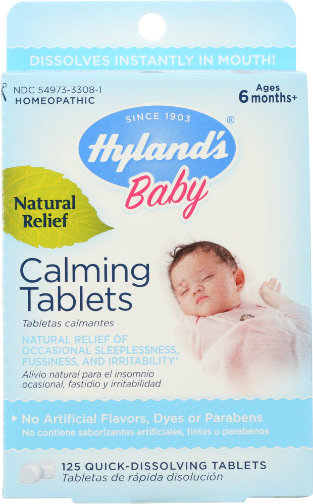 HYLAND: Tablet Calming New Baby, 125 tablets - Vending Business Solutions