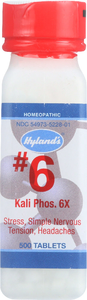 HYLAND'S: No.6 Kali Phosporicum 6X, 500 Tablets - Vending Business Solutions