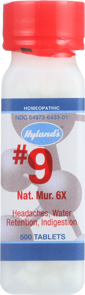 HYLAND'S: No.9 Natrum Muriaticum 6X, 500 Tablets - Vending Business Solutions