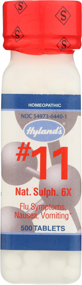 HYLAND'S: No.11 Natrum Sulphuricum 6X, 500 Tablets - Vending Business Solutions