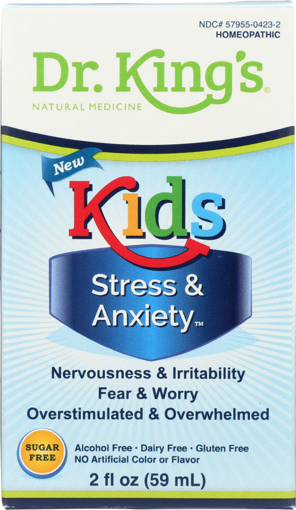 DR KINGS NATURAL MEDICINE: Kids Stress and Anxiety, 2 oz - Vending Business Solutions