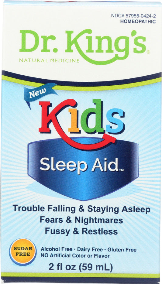 DR KINGS NATURAL MEDICINE: Kids Sleep Aid, 2 oz - Vending Business Solutions