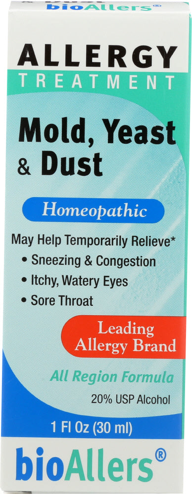 BIOALLERS: Allergy Treatment Mold Yeast and Dust, 1 oz - Vending Business Solutions