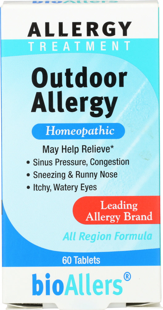 BIOALLERS: Outdoor Allergy Treatment, 60 Tablets - Vending Business Solutions
