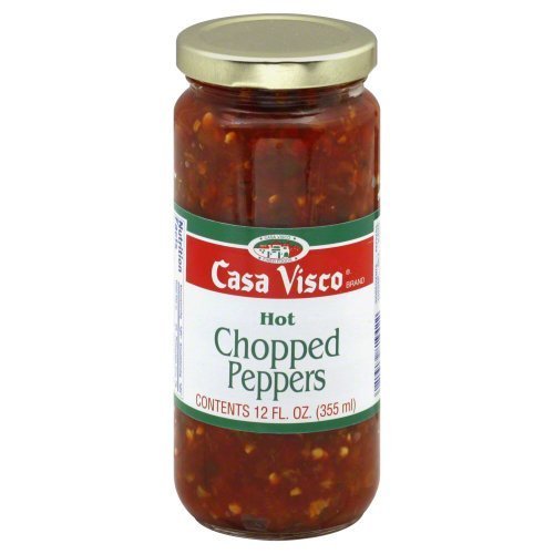 CASA VISCO: Hot Chopped Peppers, 12 oz - Vending Business Solutions