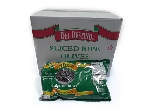 DEL DESTINO: Olives Sliced Ripe, 33 oz - Vending Business Solutions