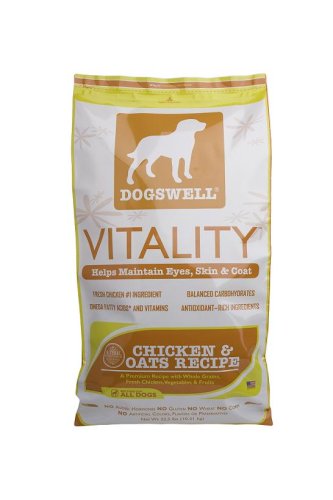 DOGSWELL: Vitality Chicken Oats Dry, 22.5 lb - Vending Business Solutions