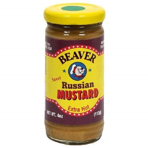 BEAVER: Russian Mustard Extra Hot, 4 oz - Vending Business Solutions