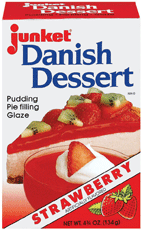 JUNKET: Mix Danish Strawberry, 4.75 oz - Vending Business Solutions