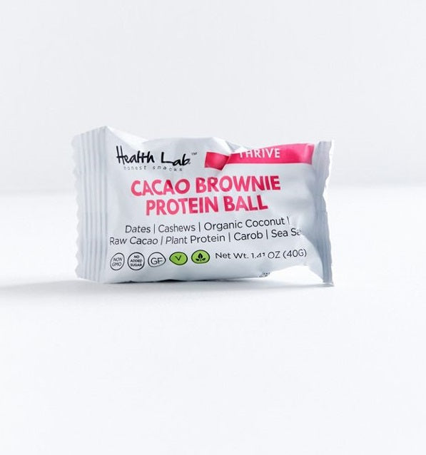 HEALTH LAB: Cacao Brownie Protein Balls, 1.41 oz - Vending Business Solutions