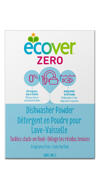 ECOVER: Zero Dishwasher Powder, 48 oz - Vending Business Solutions