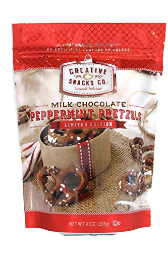 CREATIVE SNACKS: Cup Dark Chocolate Peppermint Pretzel, 10 oz - Vending Business Solutions