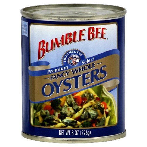 BUMBLE BEE: Oysters Whole Fancy Can, 8 oz - Vending Business Solutions