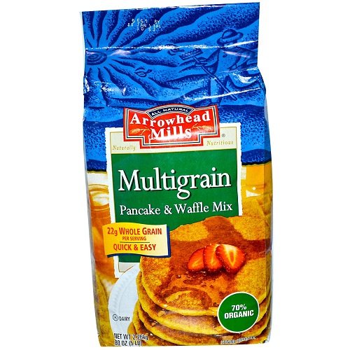 ARROWHEAD MILLS: Organic Multigrain Pancake and Waffle Mix, 25 lb - Vending Business Solutions
