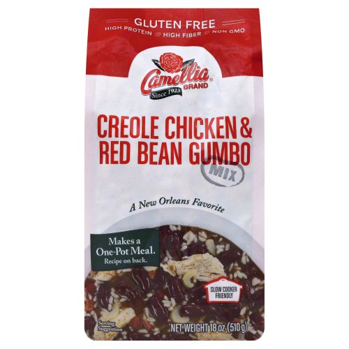 CAMELLIA: Creole Chicken Bean Soup Mix RC, 16 oz - Vending Business Solutions
