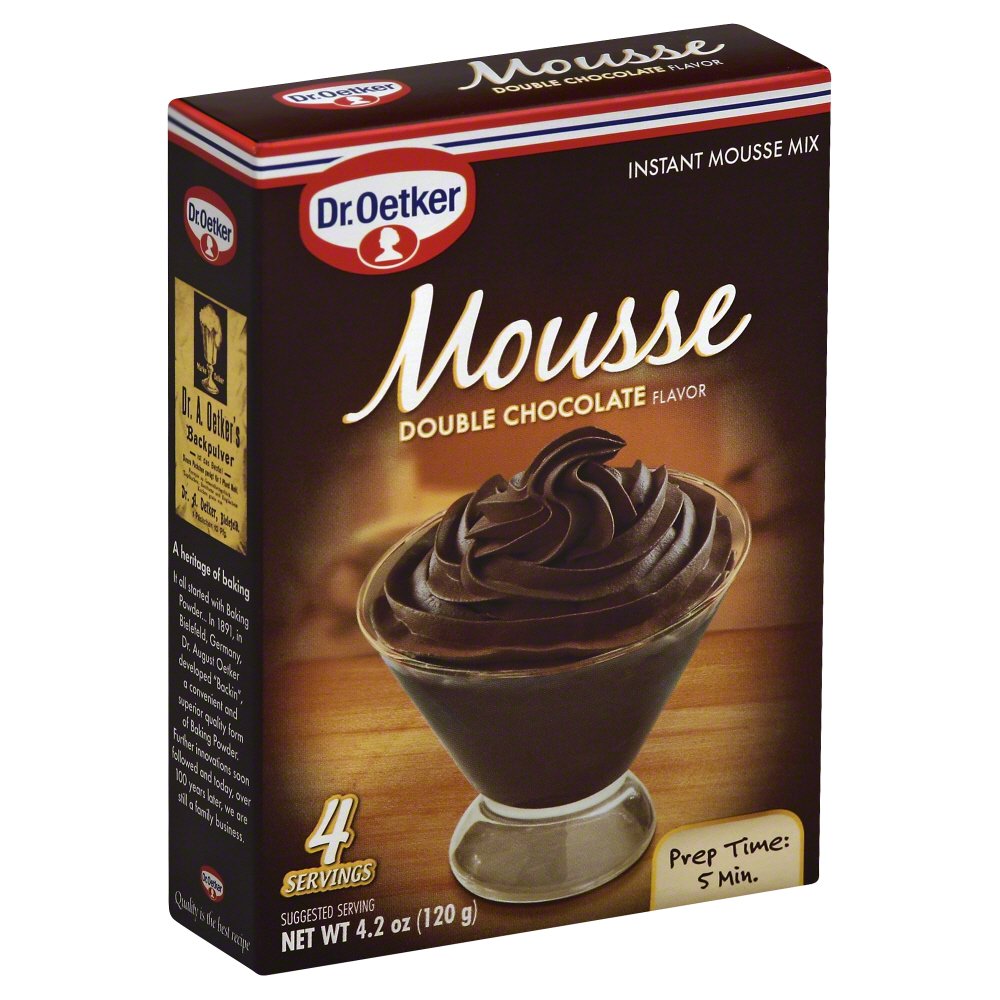 DR OETKER: Mousse Supreme Double Chocolate, 4.2 oz - Vending Business Solutions