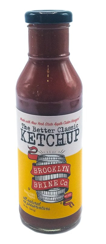 BROOKLYN BRINE: Ketchup Better Classic, 12 oz - Vending Business Solutions