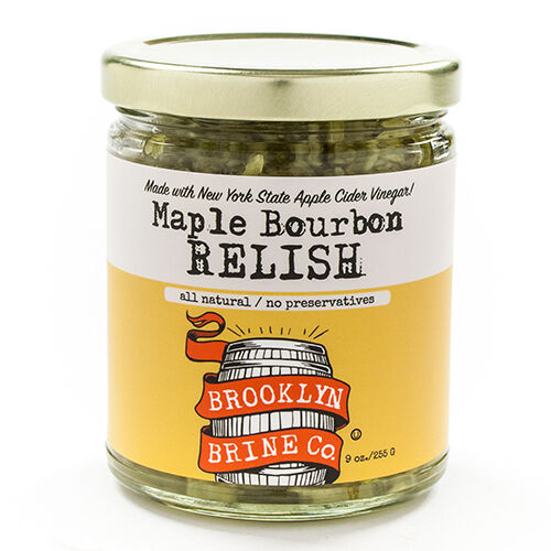 BROOKLYN BRINE: Relish Maple Bourbon, 9 oz - Vending Business Solutions