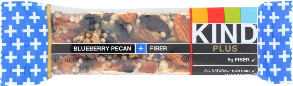 KIND: Plus Blueberry Pecan + Fiber Bar, 1.4 oz - Vending Business Solutions