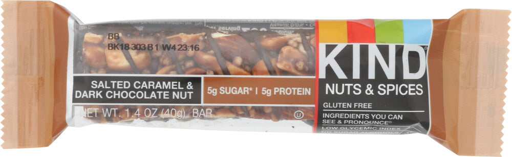 KIND: Salted Caramel Dark Chocolate Bar, 1.4 oz - Vending Business Solutions