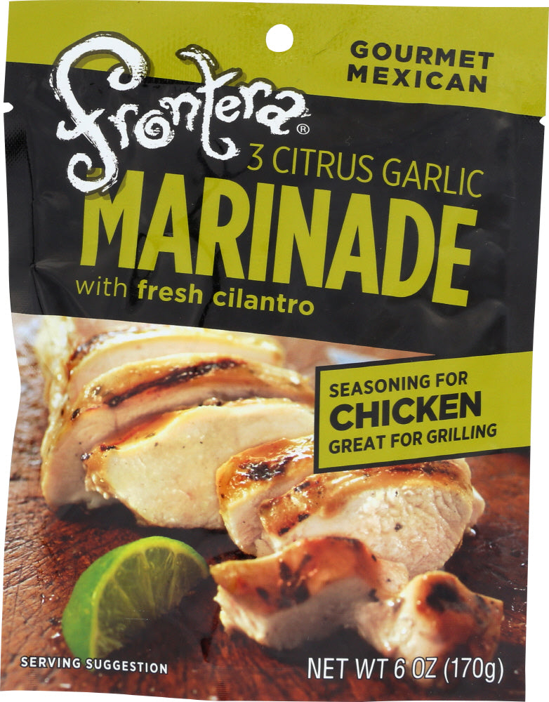 FRONTERA: 3 Citrus Garlic Marinade with Fresh Cilantro, 6 oz - Vending Business Solutions