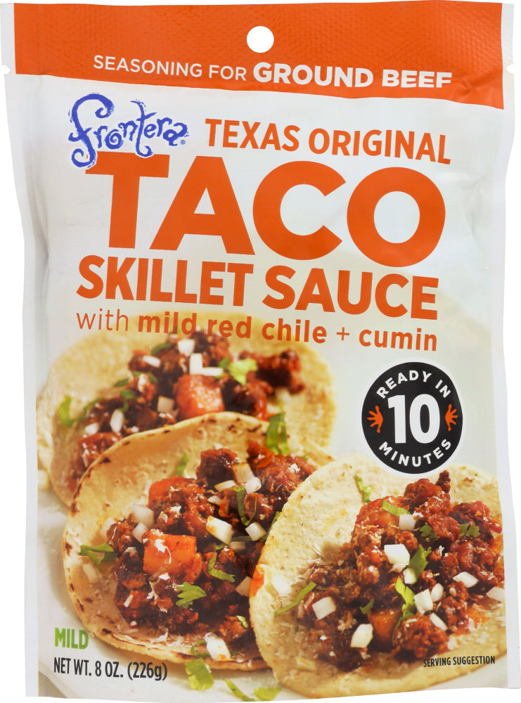 FRONTERA: Ground Beef Taco Skillet Sauce, 8 oz - Vending Business Solutions