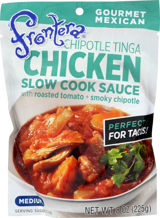 FRONTERA: Chipotle Tinga Chicken Slow Cook Sauce, 8 oz - Vending Business Solutions
