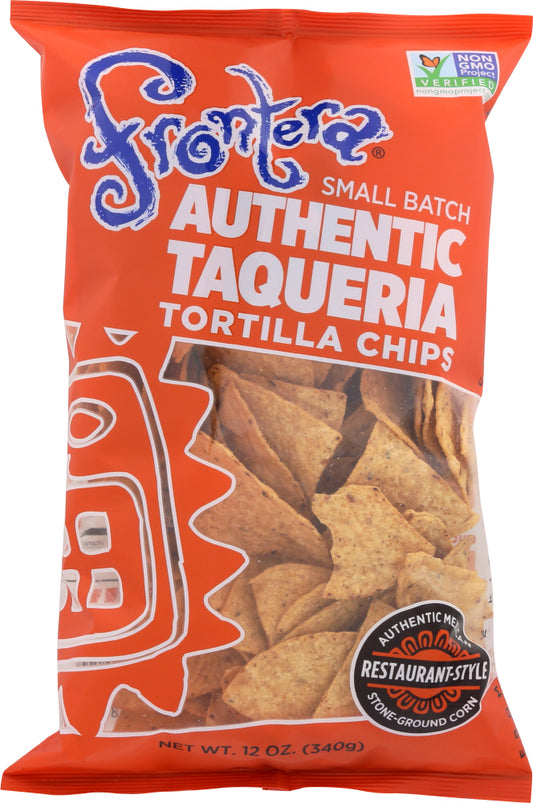 FRONTERA: Taqueria Stone-Ground Tortilla Chips, 12 oz - Vending Business Solutions