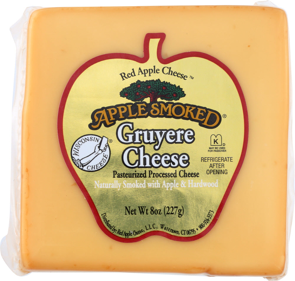 APPLE SMOKED: Gruyere Cheese, 8 Oz - Vending Business Solutions