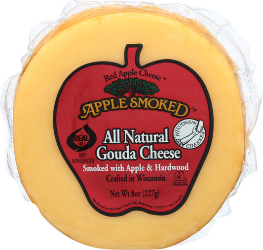 APPLE SMOKED CHEESE: Smoked Gouda Cheese, 8 oz - Vending Business Solutions