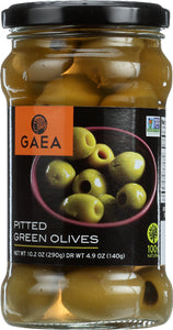 GAEA: Organic Pitted Green Olives, 4.9 Oz - Vending Business Solutions