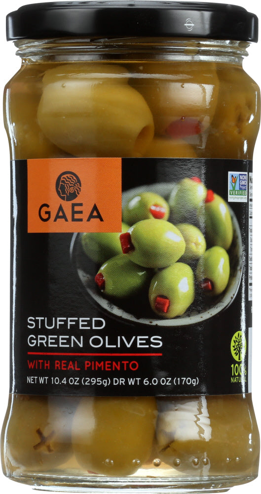 GAEA NORTH AMERICA: Stuffed Olives Pimento, 6 oz - Vending Business Solutions
