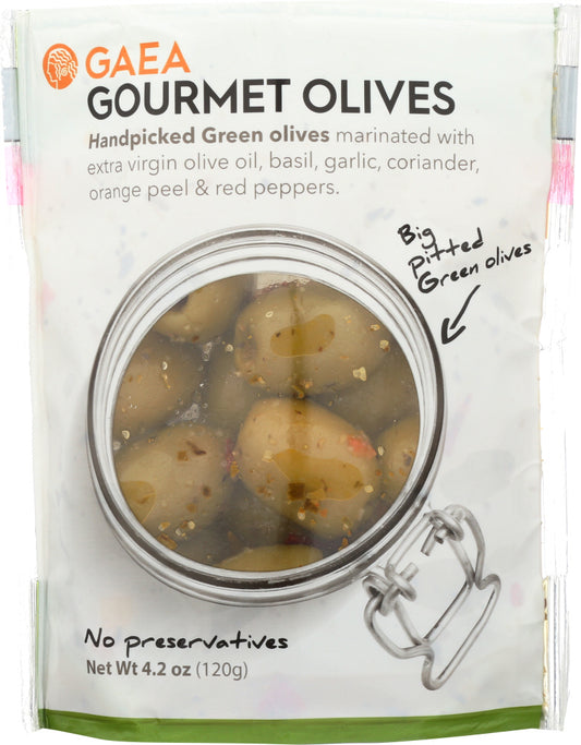 GAEA NORTH AMERICA: Olives Green Olive Gourmet, 4.2 oz - Vending Business Solutions