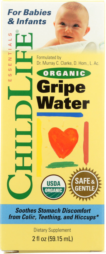 CHILD LIFE: Water Gripe Organic, 2 oz - Vending Business Solutions