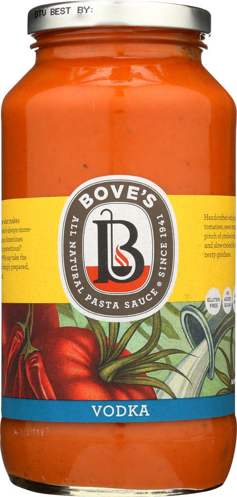 BOVES OF VERMONT: Sauce Pasta Vodka, 24 oz - Vending Business Solutions